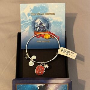 NIB Alex and Ani The Polar Express “The Bell Still Rings for Me” Bangle